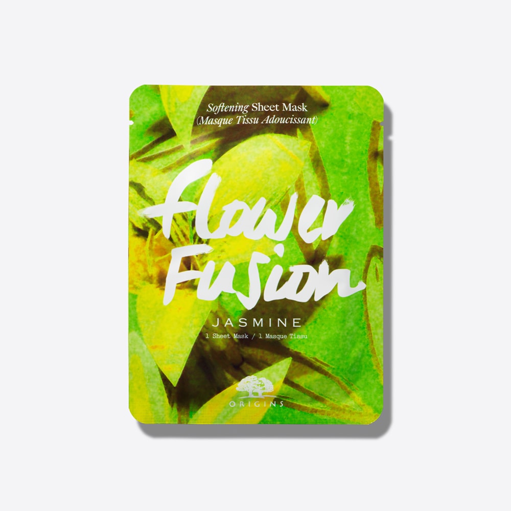 Flower Fusion™ Jasmine Softening Sheet Mask, Jasmine, 1 sheet mask
