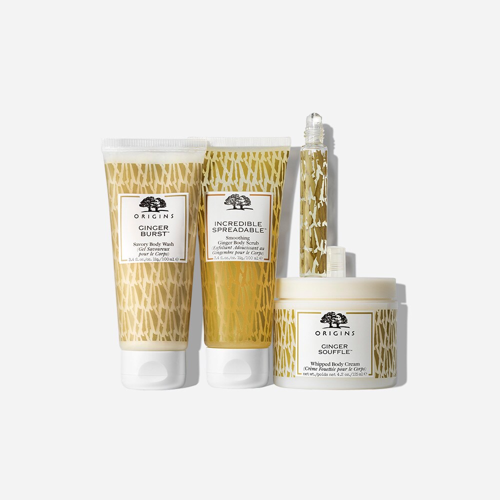 GINGER GOODNESS Ginger Bath & Body Gift Set Origins