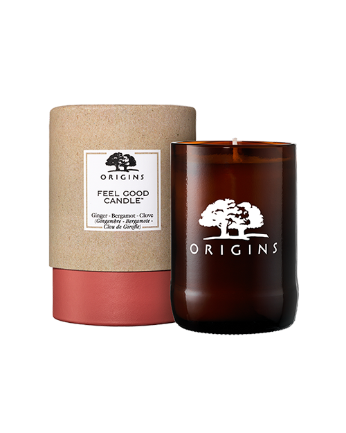 FEEL GOOD CANDLE™ GINGER, BERGAMOT & CLOVE Origins